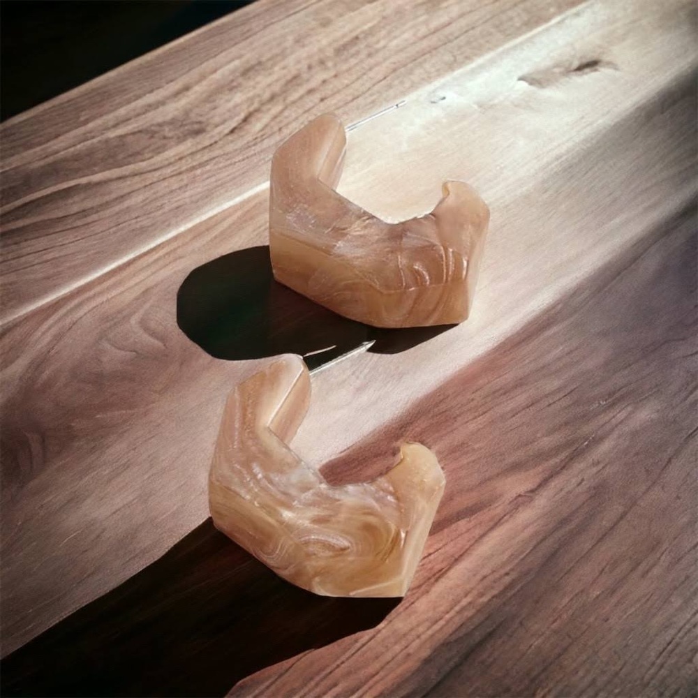 J.Crew Dimensional Acrylic Hoops